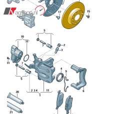 VW/Seat/Skoda Remschijven+blokken